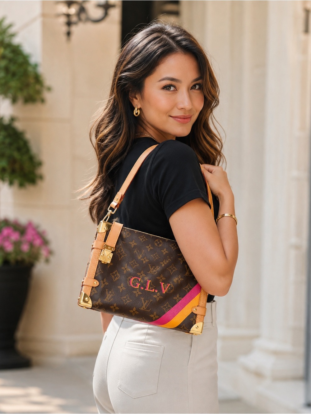 Louis Vuitton Side Trunk MM Monogram – Customized GLV
